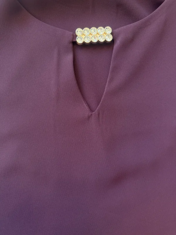 Royal Blouse Μπλούζα με Λεπτομέρειες Στρας
