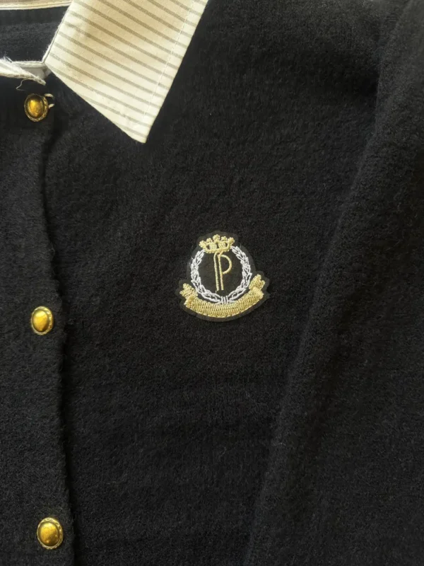 Windsor Cardigan Πλεκτή Ζακέτα με γιακά