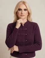 Élan Cardigan Πλεκτή Ζακέτα με Ιδιαίτερο Κλείσιμο