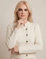 Élan Cardigan Πλεκτή Ζακέτα με Ιδιαίτερο Κλείσιμο