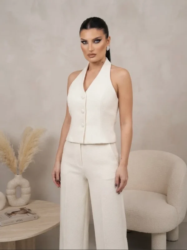 Γυναικείο Bouclé Co-ord Σετ Elegant