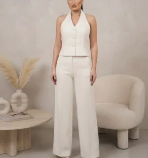 Γυναικείο Bouclé Co-ord Σετ Elegant