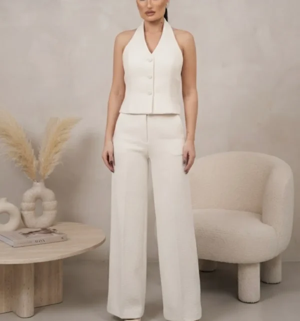 Γυναικείο Bouclé Co-ord Σετ Elegant
