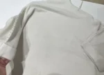 Μπλούζα Oversized με Όρθιο Γιακά & Πλεκτές Λεπτομέρειες