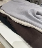 Μπλούζα Oversized με Όρθιο Γιακά & Πλεκτές Λεπτομέρειες