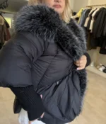 Γυναικείο Puffer Μπουφάν με Εντυπωσιακή Γούνινη Επένδυση